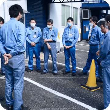 出勤・朝礼・作業
